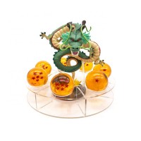 42 mm dragon ball and PVC dragon figurine in different colors with gift box