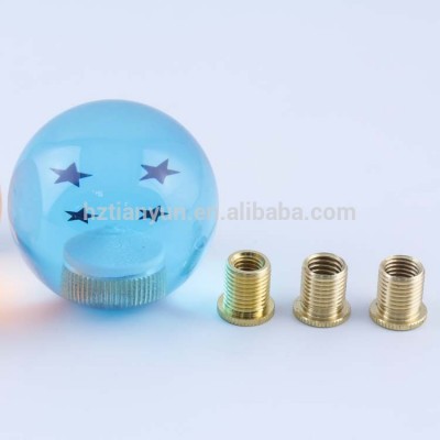 Delicate 54mm blue resin gear shift knob dragon ball