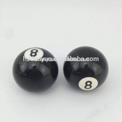 Custom Black Eight Pool Billiard Ball gear shifter knob